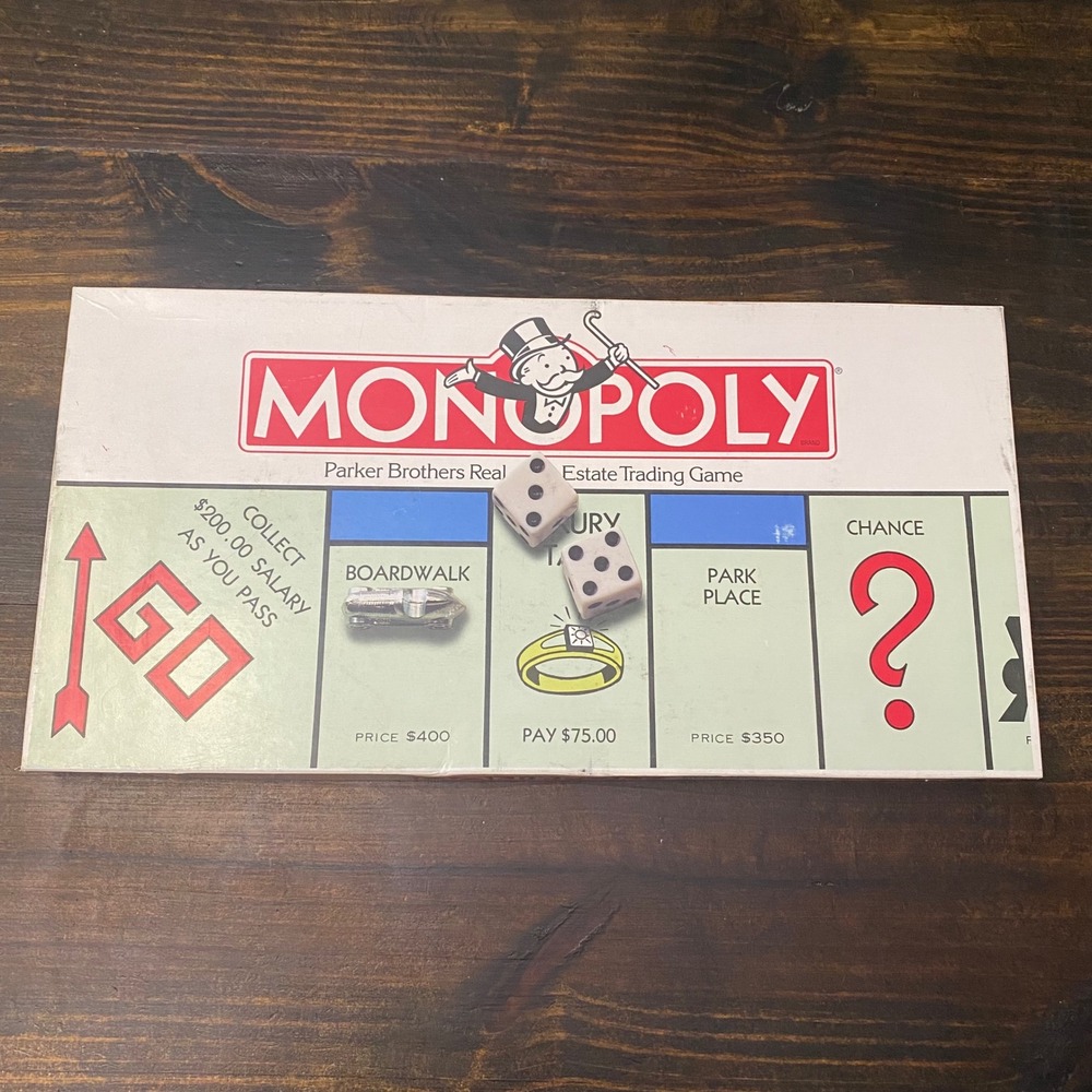 Vintage Parker Brothers Monopoly COMPLETE Classic Board Game‎ 1985 10 Tokens